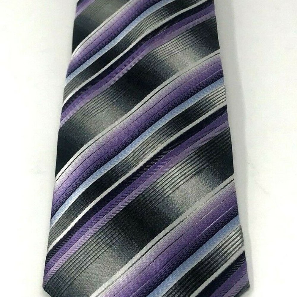 ALEXANDER JULIAN COLORS Mens Necktie TIE Black